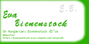 eva bienenstock business card